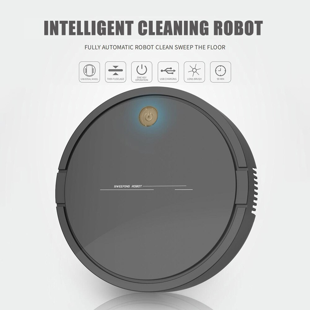 Usb Opladen Intelligente Lui Robot Stofzuiger Huishoudelijke Vegen Robot Vloeren Tapijt Dweilen Stof Steriliseren Smart Mop