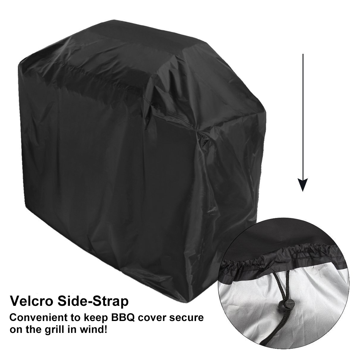 Parasol impermeable para parrilla de barbacoa, cubierta antipolvo, lluvia, UV, para carbón, accesorios de barbacoa eléctrica, jardín al aire libre