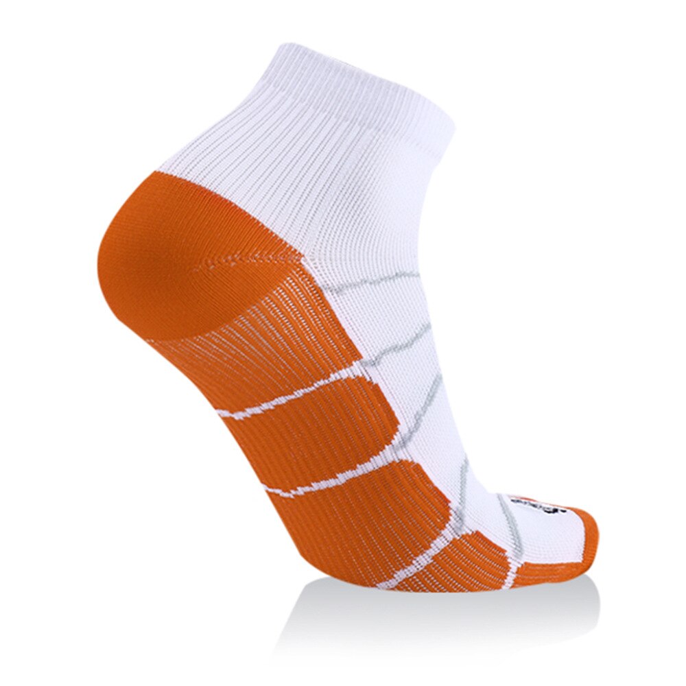 Brothock Multicolor Kompression Strümpfe Outdoor Sport Socken Schweiß absorbieren Atmungsaktive Marathon Lauf Reiten Druck Socken: orange / EUR 40-45