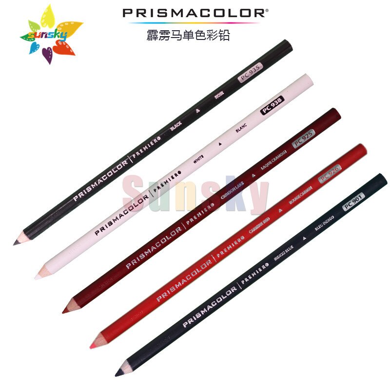 12PC USA Oily Colored Pencils Single Color PC927/938/1092/1093 Prismacolor Lapis de cor Colored PC935 PC1092 PC939 PC946 PC1082