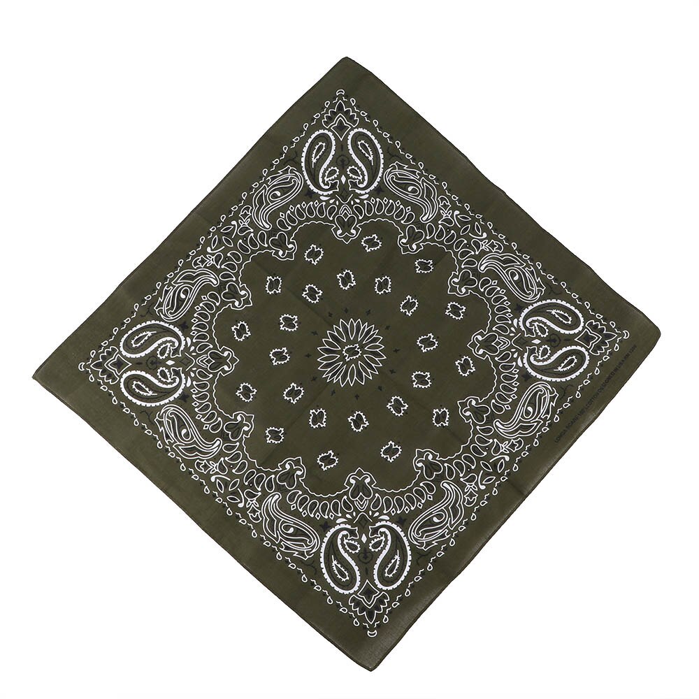 Unisex hip hop svart bandana huvudbonad hårband hals halsduk handled omslag fyrkantiga halsdukar tryck näsduk