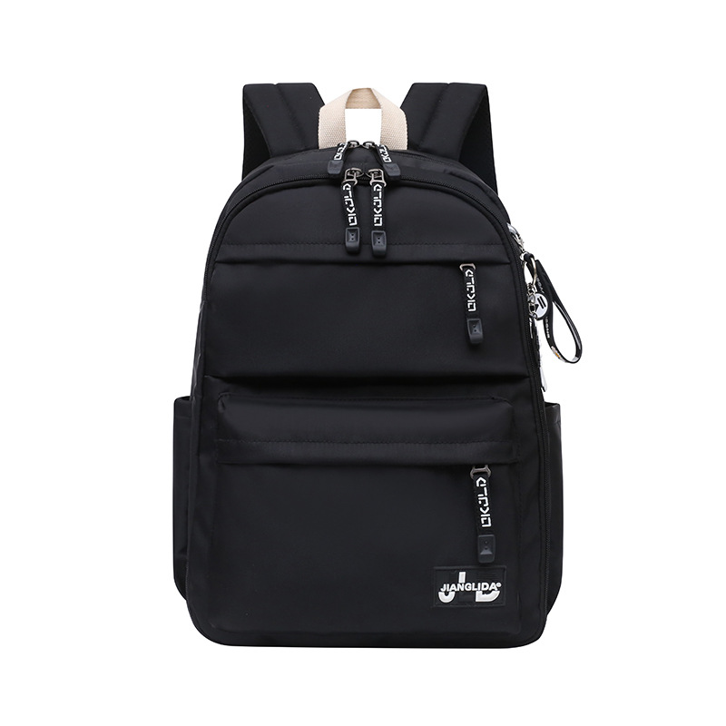 Koreaanse Stijl School Rugzak Meisjes Studenten Schooltas Middelbare School Junior High School Grote Rugzak Vrouwen Laptop Tas: black