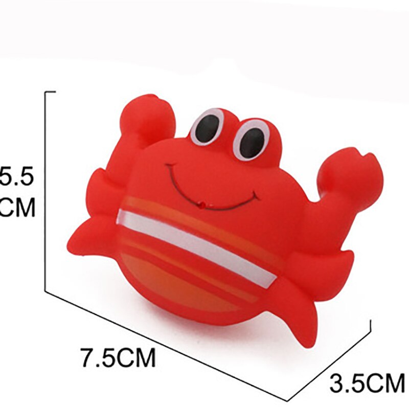 Waternevel Dier Zachte Rubber Speelgoed Bad Speelgoed Badkamer Baby Speelgoed Eend Groene Kikker voor Jongens Meisjes