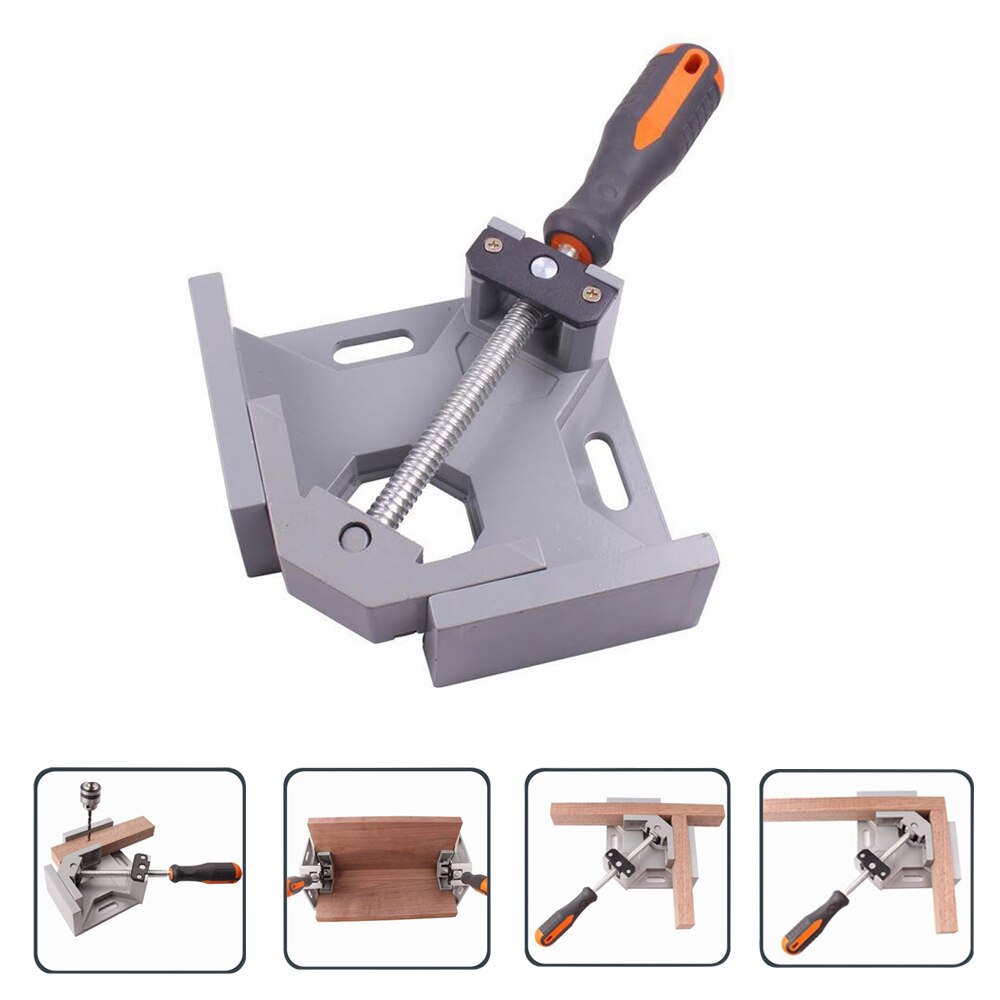 Aluminium Enkele Handvat 90 Graden Haakse Clamp Houtbewerking Frame Clip Hoek Map Tool