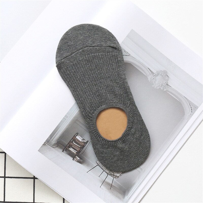 Women Sports Socks Spring Summer Breathable Female Solid Comfortable Cotton Casual Camping Hiking Outdoor Sock: dark grey