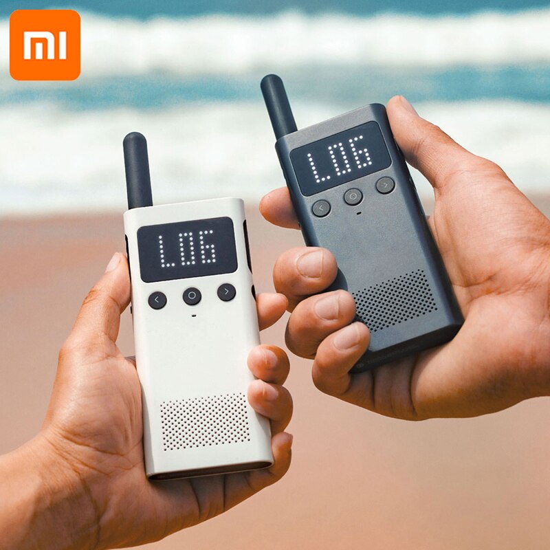 Xiaomi Mijia Smart Walkie Talkie 1S with FM Radio Speaker Smart Phone APP Control Location Share Fast Team Talk Outdoor