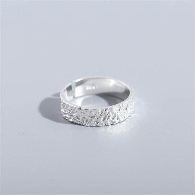 Mode Creatieve Boom Patroon Robuuste 925 Sterling Zilveren Sieraden Persoonlijkheid Geometrische Tak Prachtige Opening Ringen SR453