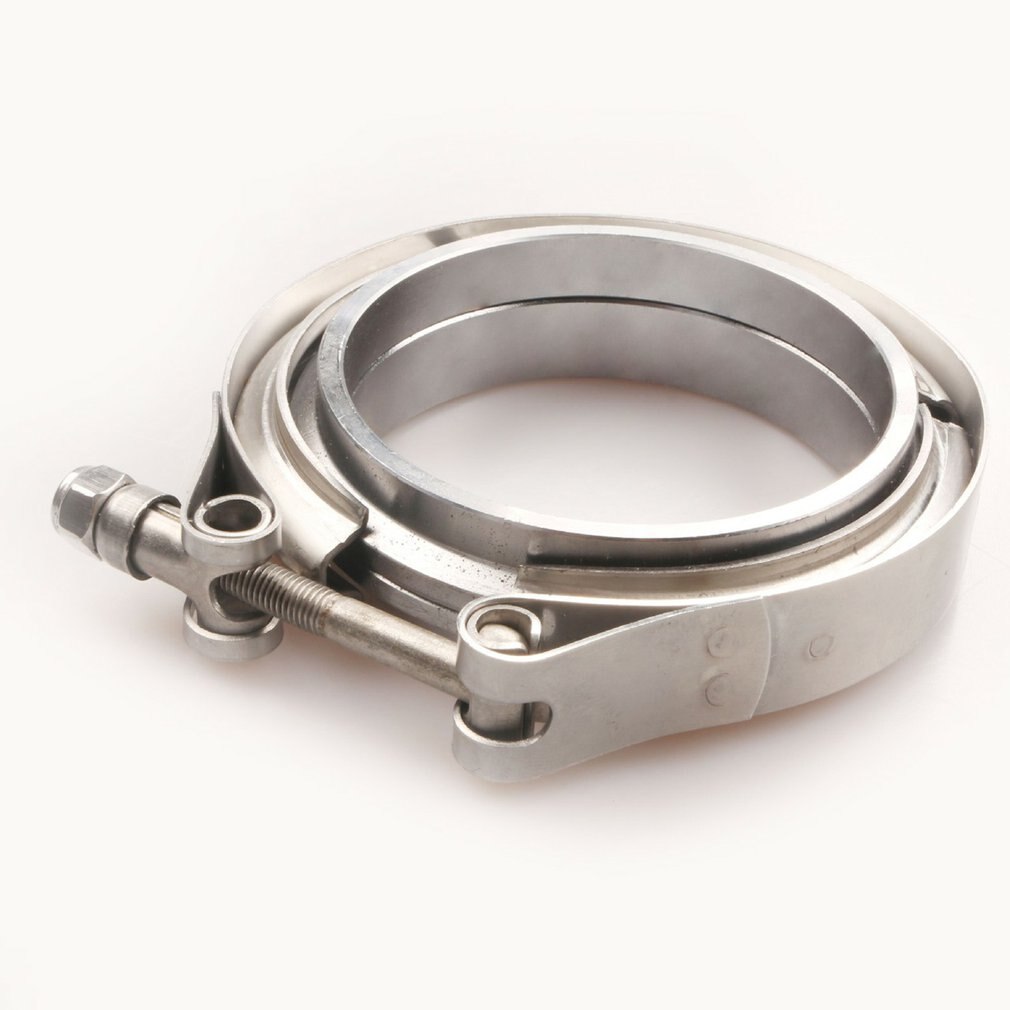 V-shaped Stainless Steel Hose Clamp Pipe Clamp Flange Clamp Flange Turbo Exhaust Automobile Modified Accessory