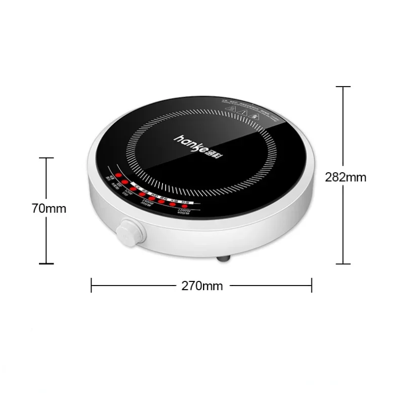 220V 2200W round induction cooker household small multi-functional pot dormitory mini cooking Pot Stove
