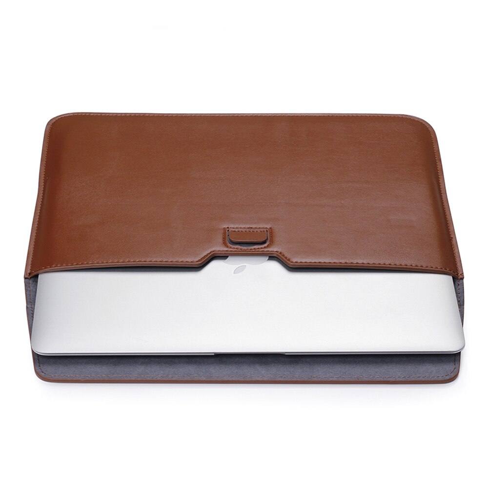 Étui de protection de manches en cuir PU pour Apple Macbook Air Pro Retina 11 12 13 15, housse pour ordinateur portable 13.3 pouces, Mac book