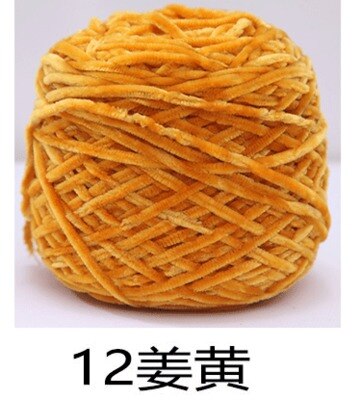 250g Velvet Yarn Soft Protein Cashmere Yarn Silk Wool Baby Yarn Crochet Knitting Yarn Cotton Baby Wool DIY Hand-knitted Sweater: 12