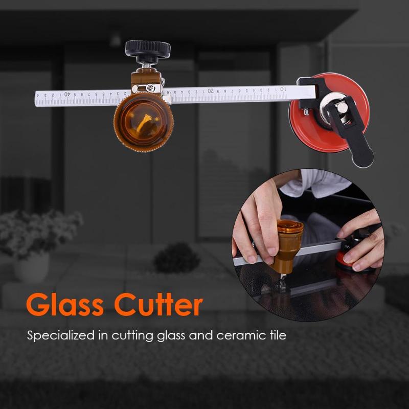 Glaskniv multifunktionsvalsetype cirkulær glasskærer træbearbejdningsskæreværktøj til skæring af glas / keramikfliser