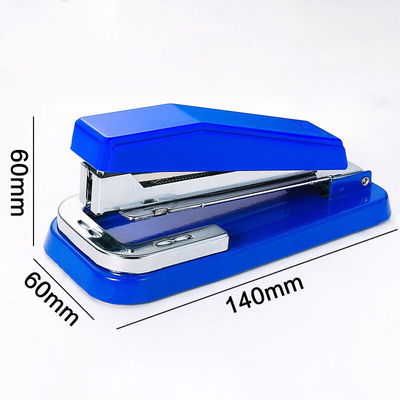 Rotary Stapler Swing-Arm Swivel Stapler Office Supplies Horse-riding Stapler Desktop Booklet Book Binding Up To 50 Pages: Blue