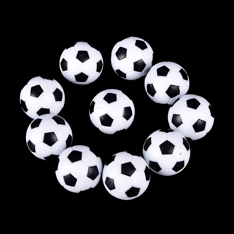 1 pièces 32mm noir et blanc baby-foot baby-foot en plastique résine Machine de Football Machine accessoires Football vert
