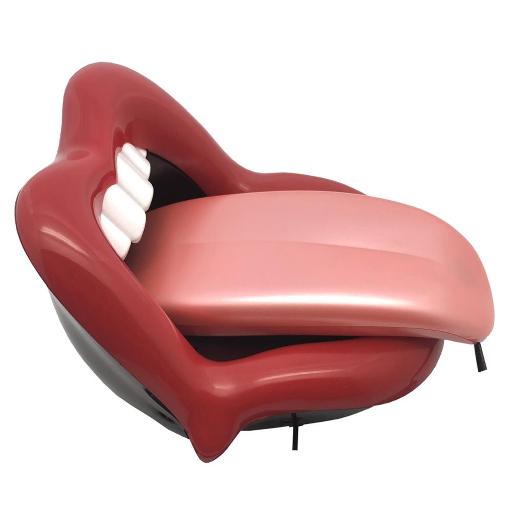 Lips Telephone Novelty Rose Red Mouth Lip Shaped Phone Landline Cute Desk Corded Phone for Home Hotel Office Decoration