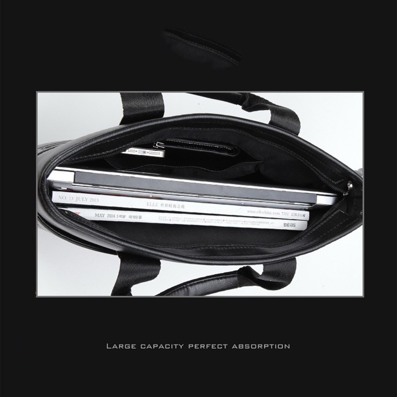 Aktetas handtas Mannen tas Pu Leer Hoge capaciteit Zakelijke Tas Casual Tassen Retro Travel Computer Laptop Eenvoudige Dot