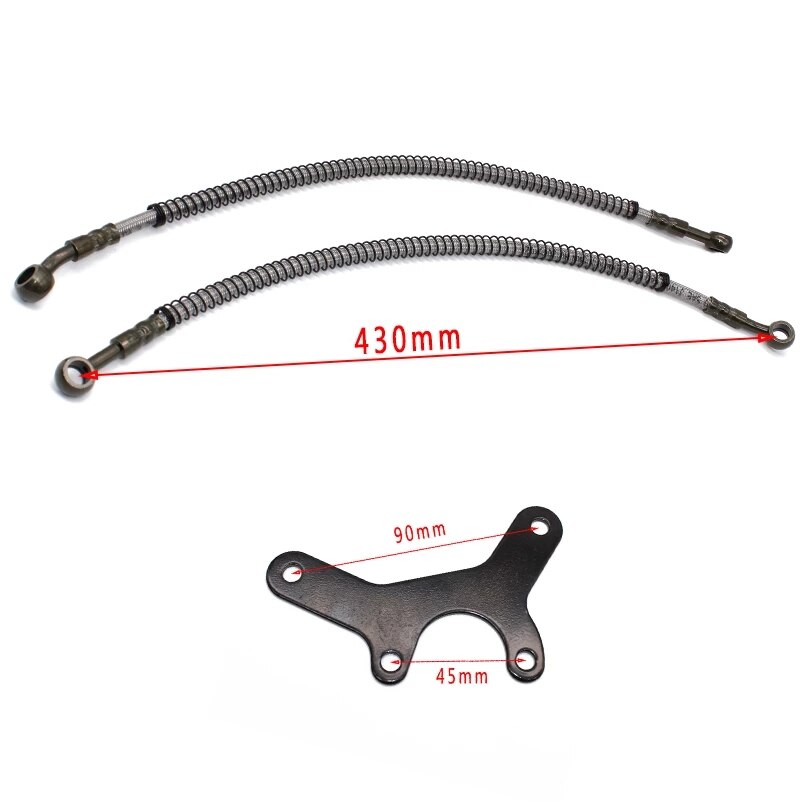 Kit de refroidissement d&#39;huile de moto, refroidisseur d&#39;huile pour 50cc 70cc 90cc 110cc 125cc 140cc Dirt Pit Bike DAX Pocket Bike