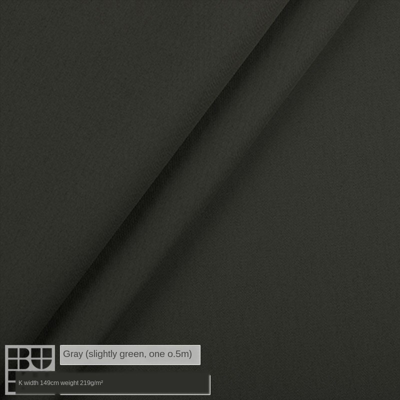 Bred 59 " 32s twill stof kæmning 100%  bomuldsmateriale forår og sommer windbreaker bukser nederdel kjole diy stof: Grå