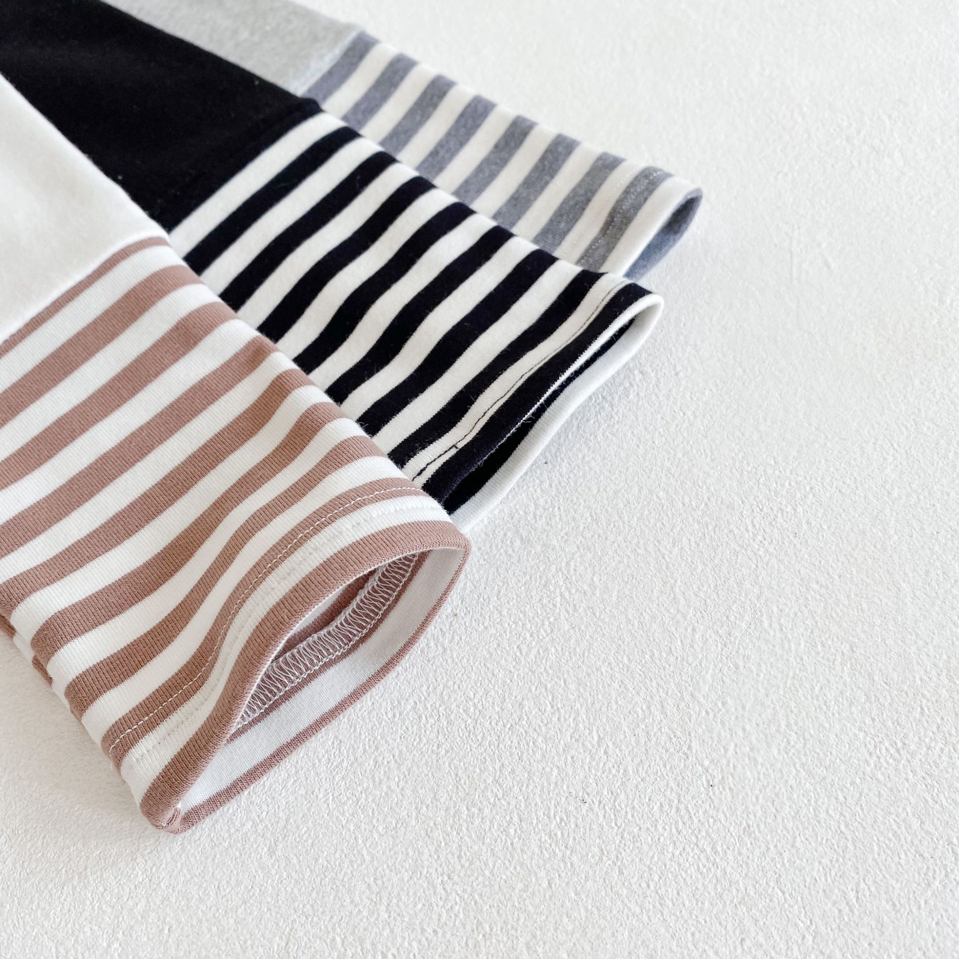 Babymeisjes leggings herfst winter warme baby gestreepte legging kinderbroek voor 0-24m kinderen kleding