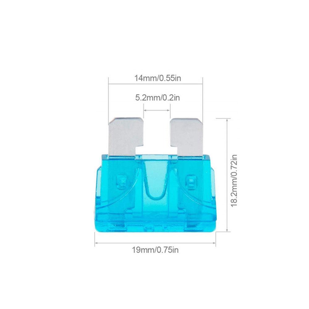 Medium Mini Auto Car Fuses 2A/3A/5A/7.5A/10A/15A/20A/25A/30A/35/40A With Amp Set Blade Storage Case Assortment Fuse Kit I8L4