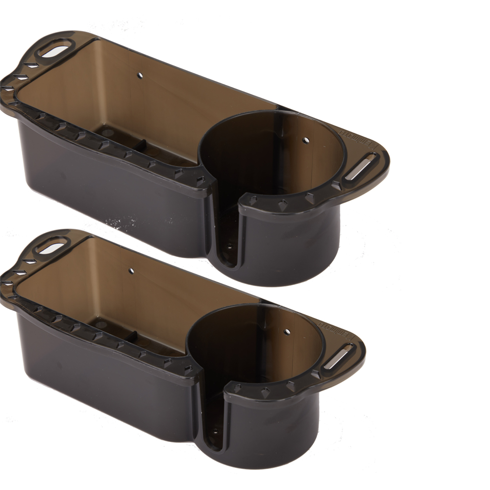 Boat Cup Holder Marine Storage Caddy Box Can Organizer for Kayak Watercraft SeaDoo Jet Ski Pontoon Canoe Mooring Marine Access: Red