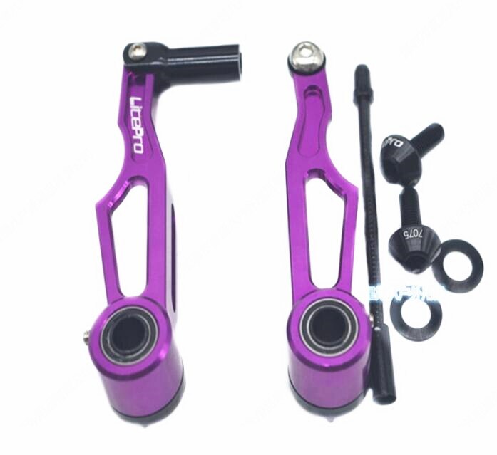 Litepro 412 Folding Bike Short Arm Short-leg V-brake CNC Super Light Long Arm Long-leg V Brake Clamp Modified Brakes