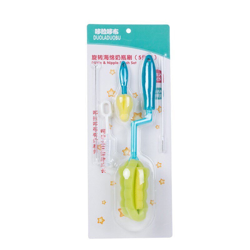 Baby Flasche Und Zitzen Pinsel 5 teile/satz Milch Flasche Pinsel Schwamm Material Hygienische und Praktische Smart mamas wahl