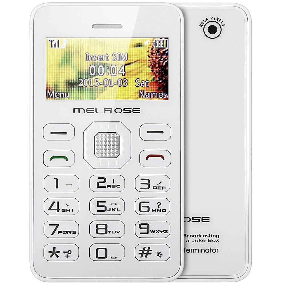 MELROSE G1 1.7 inch Kaart Telefoon Mini Muziek Pocket Mobiele Telefoon Terug Camera FM MP3 Afspelen Bluetooth Alarm Kalender Rekenmachine