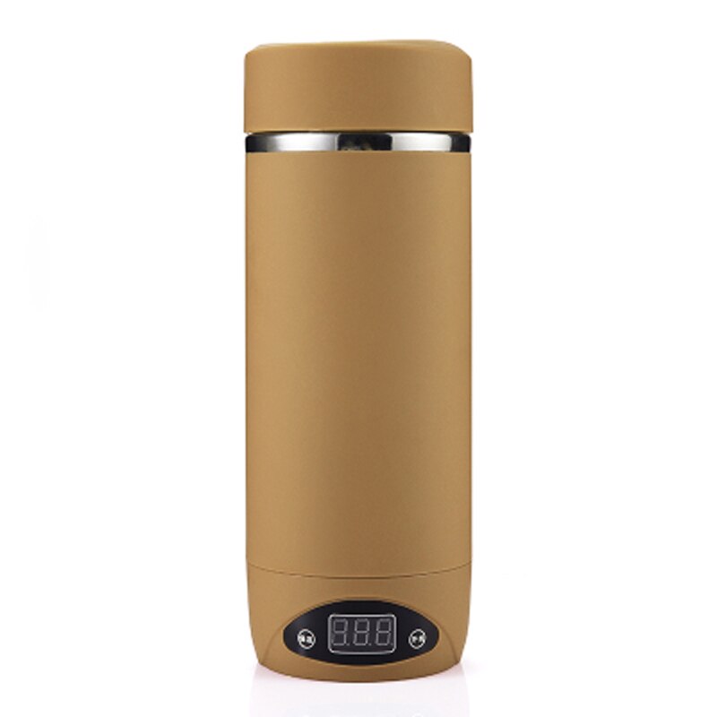 Mini Electric Kettle Travel Water Heating Cup Heater Stew Quikly Cooker Portable Boiler Thermal Tea Pot: orange / EU