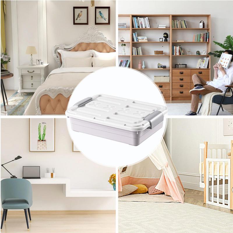 Onderbed Organizer Onder Bed Opslagcontainers Waterdicht Met Casters Grote Capaciteit Ruimtebesparende Opslagbenodigdheden