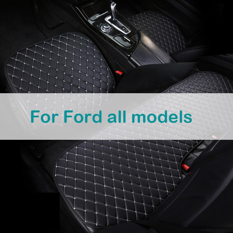 PU Leather Car Seat Covers Interior parts Products Universal Pads For Ford Focus MK2 3 F150 Ranger Explorer Mustang Edge S-MAX