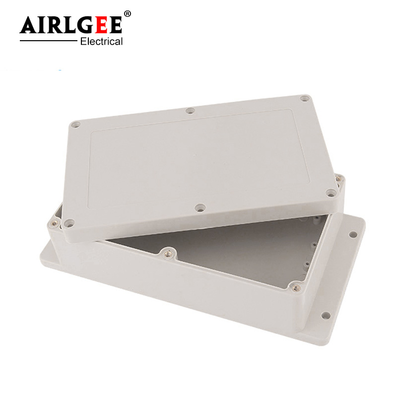 200 * 120 * 67mm electrical junction box with mounting ear plastic box ABS outdoor electronic housing waterproof IP65 sealed box