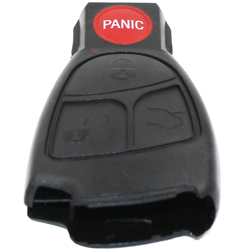 Chave inteligente com botão 3 + 1/4 para mercedes benz c350, benz gl450, benz e320, capa em branco para controle remoto, sem a placa de plástico