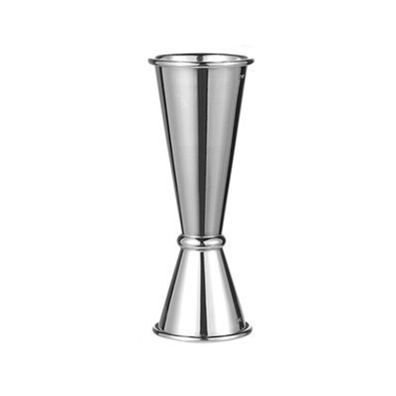 Cocktail Scale Cup oncia Cup Bar accessori cucina in acciaio inox doppia testa misurino barista misura Jigger per Bar: Silver 30 45ml