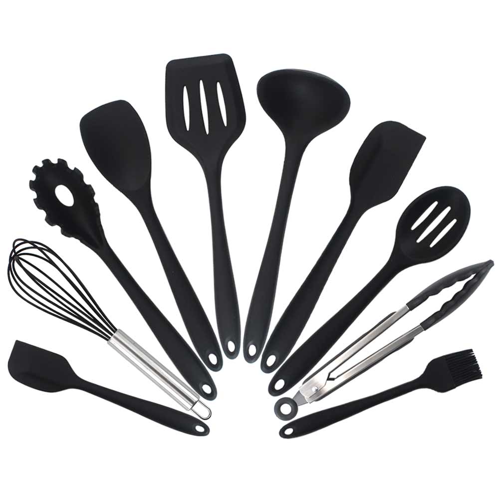5/10 Pcs/Set Kitchen Cooking Utensil Set Heat Resistant Cooking Tools Non-Stick Nylon Spoon Spatula Baking Kits Accessories
