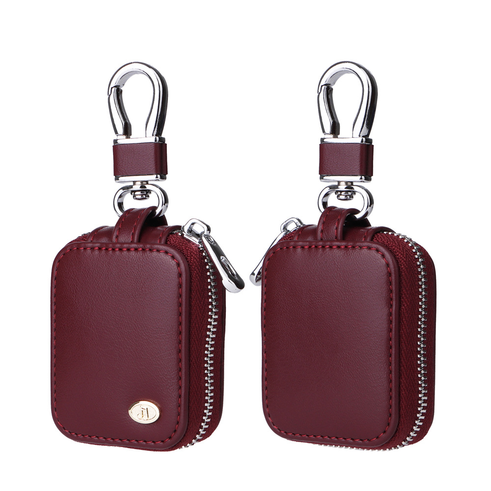 Juste antichoc en cuir PU pour Airpods 4, étui Airpods 2024, poudres de transport, sac universel, sauna, rangement pour téléphone: S / Kaki