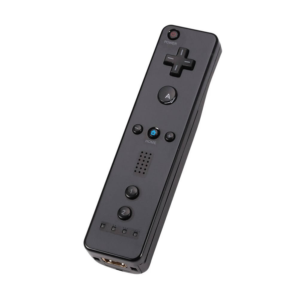Télécommande sans fil pour Wii intégré Motion Plus manette avec coque en Silicone capteur de mouvement jeu poignée droite fonction de détection