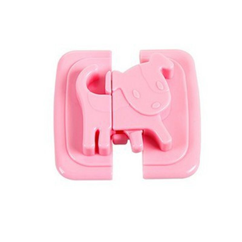 Cerrojo de seguridad para niños de dibujos animados: Pink