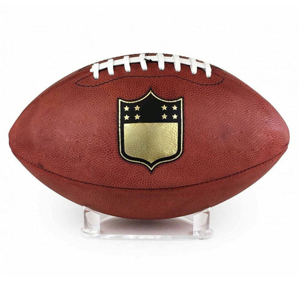 4pcs Acrylic Ball Stand Holder Sports Ball Storage Display Rack for Rugby