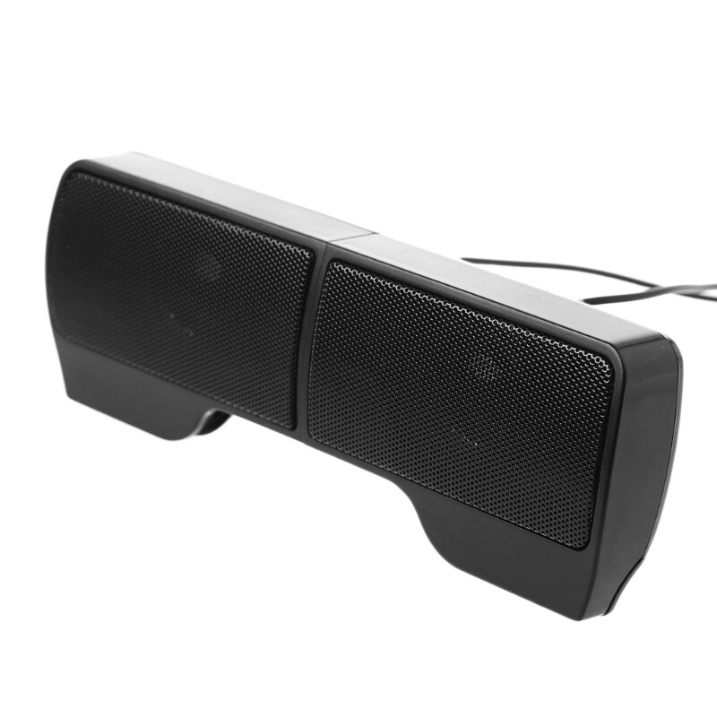 Altavoces estéreo Mini USB de 3,5mm, Control de línea, altavoz estéreo con Clip para Notebook, portátil, PC, 1 par