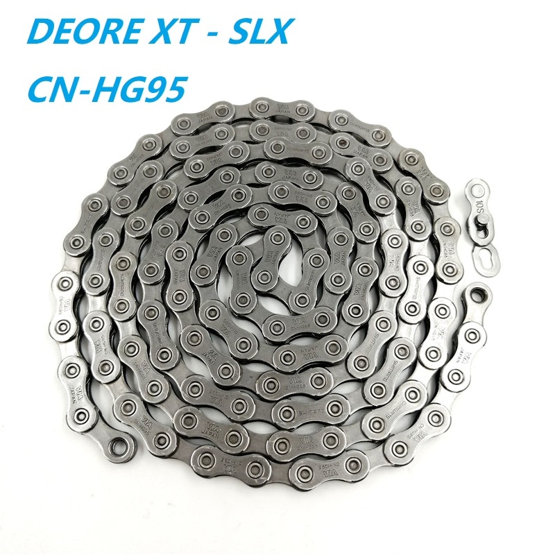 Deore xt slx cn -hg95 10 speed mountainbike kæde med quick-link mtb 10/30 speed freewheel kæde