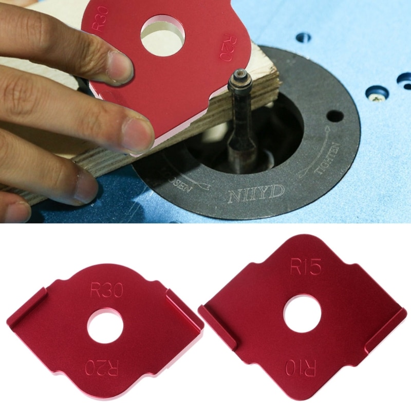 2 st träpanel radie quick-jig router bordsbitar ji... – Vicedeal