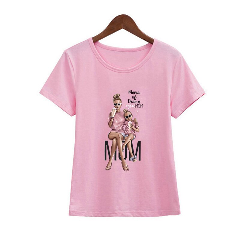 Vrouw moeder thermo sticker op kleding strepen strijken op kleding stickers warmteoverdracht diy thermische patches voor meisjes