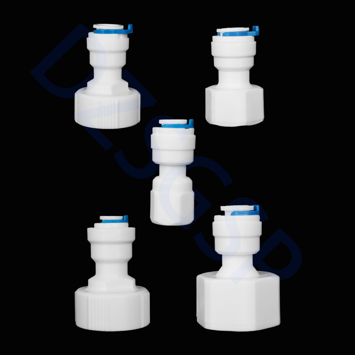 Omgekeerde Osmose Ro Water System Fitting 1/4 "3/8" Inch 8Mm Od Slang Buis 1/4 "1/2" 3/4 "1/8" Vrouwelijke Plastic Pijp Quick Connectors