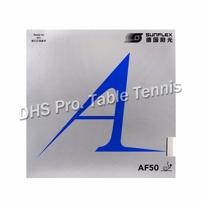 1x SUNFLEX Original AF50 Silver Pimples In Table Tennis Rubber Pips-In Ping Pong Sponge Tenis De Mesa