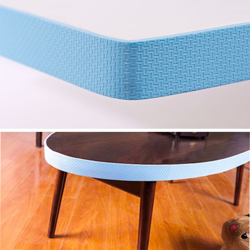 2M Lengte Platte Meubels Bluetable Guard Strip Kinderen Bescherming Baby Veiligheid Producten Glas Rand Meubels Hoek Bescherming