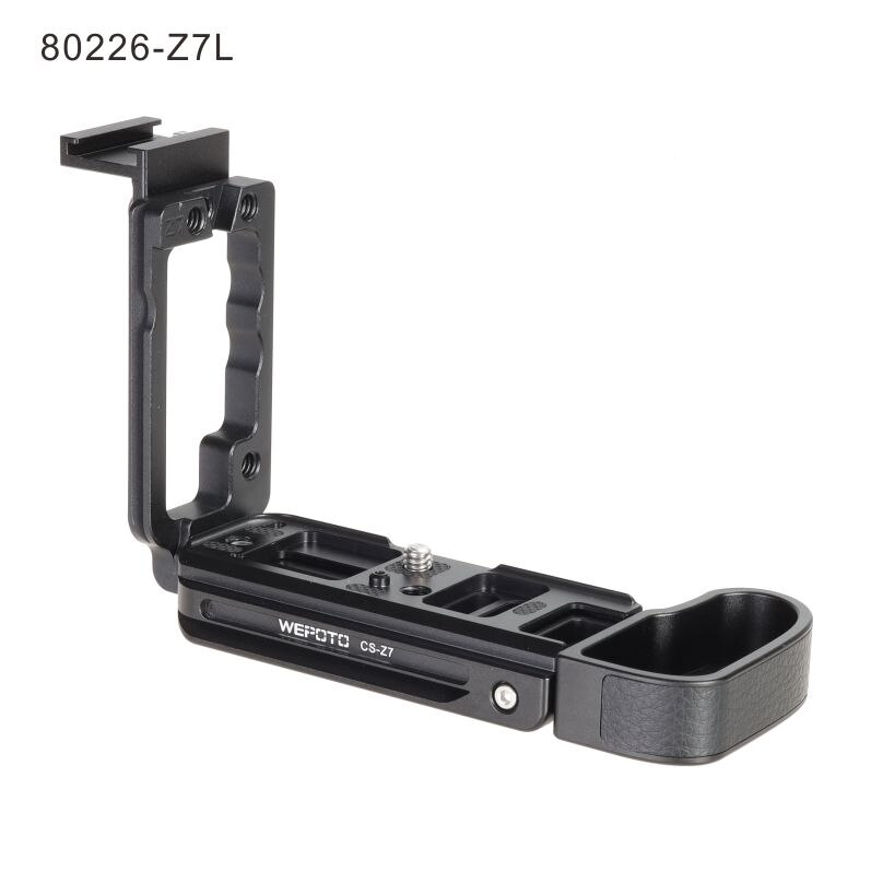 Wepoto  z7 grepp kamera snabbkoppling platthandtag kompatibel med nikon  z5 z6 z6ii z7 z7ii