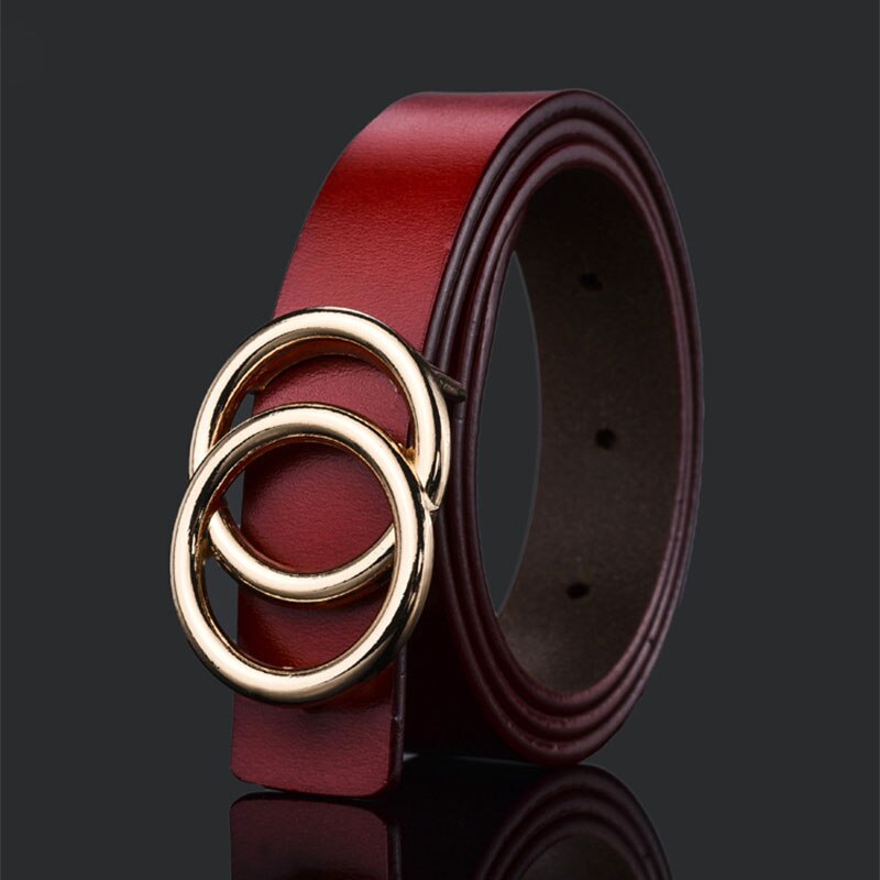 Ceinture femme loisirs cent correspondant jean ceinture femme simple double boucle boucle ceinture femme étudiant style coréen marée