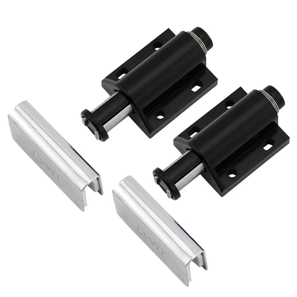 2 stücke Schublade verriegeln Schrank Stopper Schwarz Hause Schrank Fänge Magnetische prallt ab Küche Möbel Glas Tür Langlebig Kleiderschrank: A