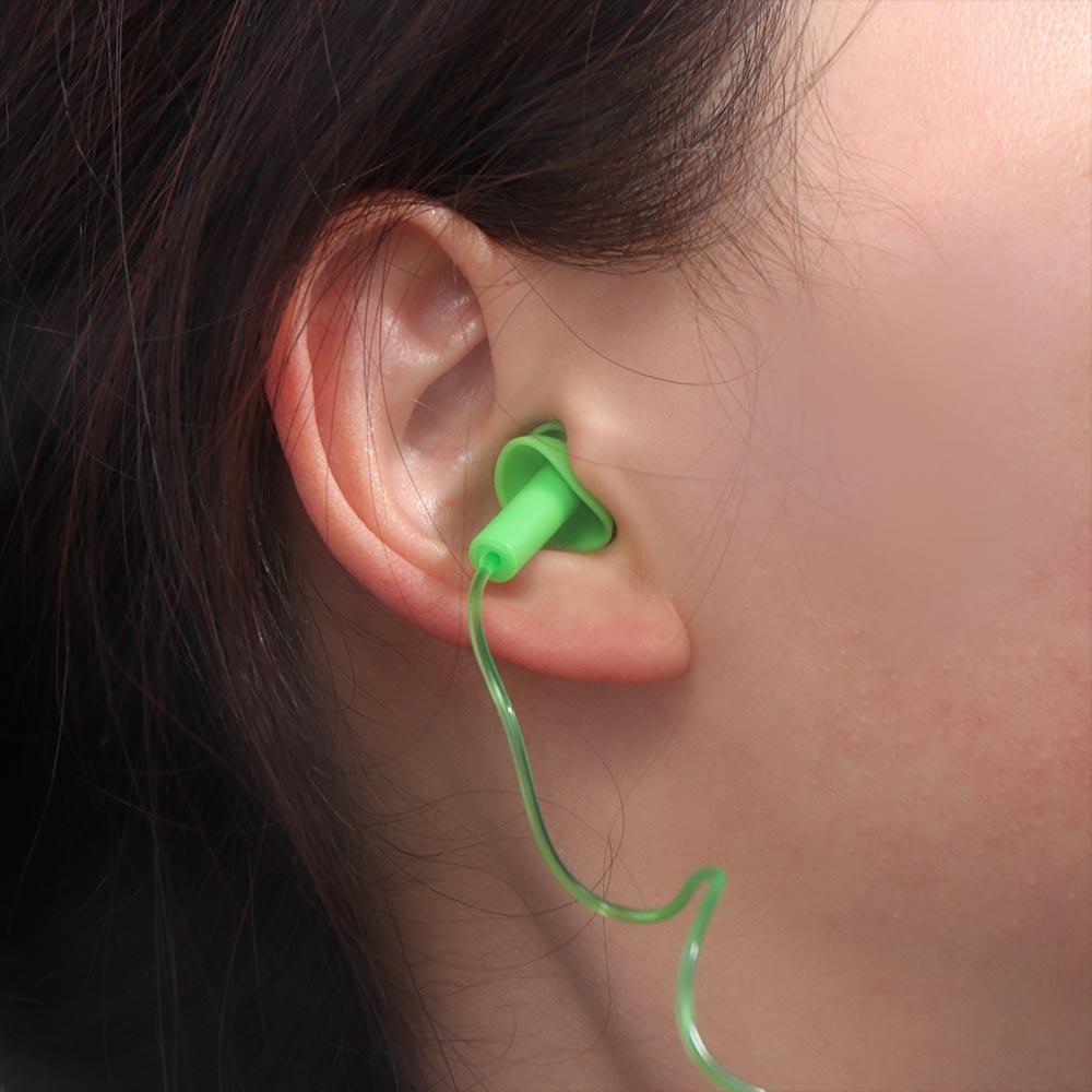 Zwemmen Accessoires Slaap Oordopjes Gehoor Voor Volwassen Zwemmen Zwemmen Oordoppen Siliconen Oordoppen Neus Clip Oordopjes met Touw